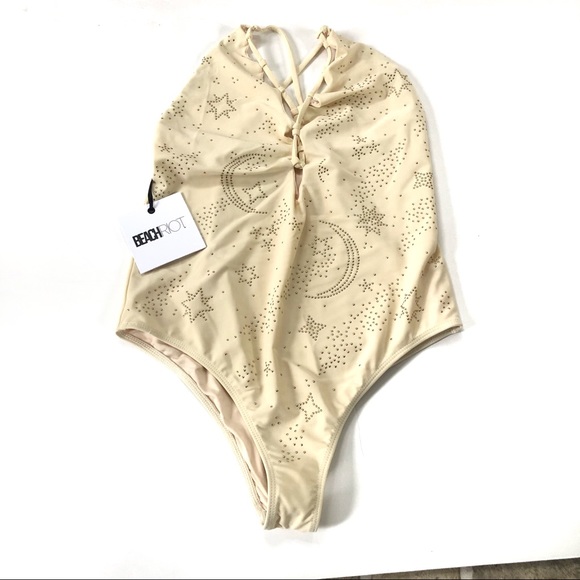 Beach Riot Nicolette One Piece Ivory Swimsuit - Picture 2 of 6